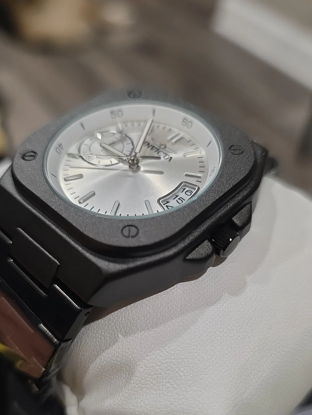 715. Invicta Cuadro Men's Watch - 42.3mm, Black (70660)